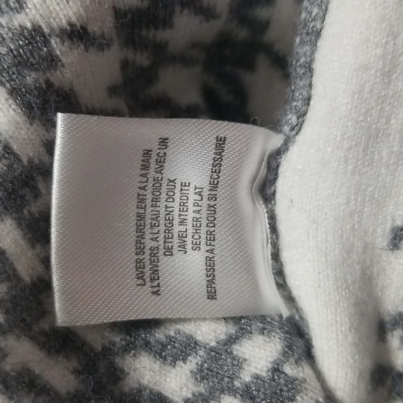 (L) Marina V Houndstooth Print Comfortable Casual Outdoor Kimono Style Sweater - Picture 5 of 10